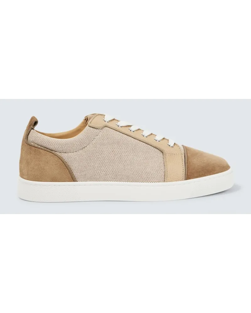 Christian Louboutin Sneakers in suede Neutro