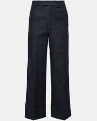 Max Mara Jeans a gamba larga Urano Blu