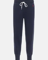 Ralph Lauren Pantaloni sportivi in cotone Blu