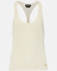 Tom Ford Tank top a coste Bianco