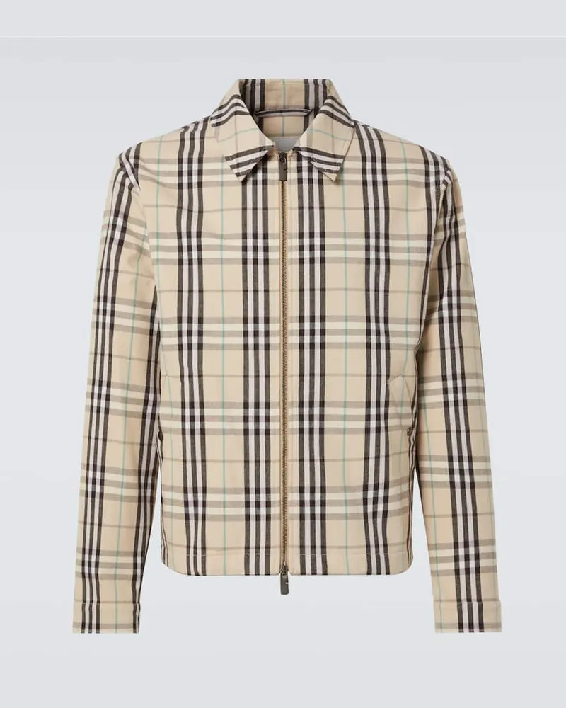 Burberry Giacca in cotone Burberry Check Multicolore