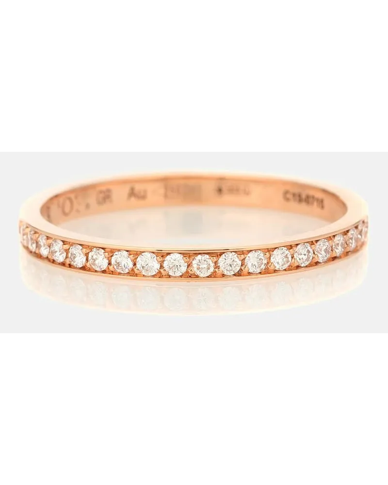 Repossi Anello Berbere XS in oro rosa 18kt con diamanti Oro