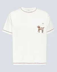 BODE T-shirt Griffon in cotone Bianco