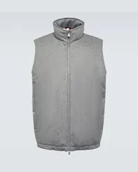 Brunello Cucinelli Gilet in lana Grigio