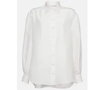 Alexander McQueen Camicia in cotone Bianco