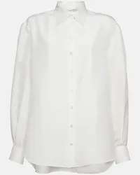 Alexander McQueen Camicia in cotone Bianco