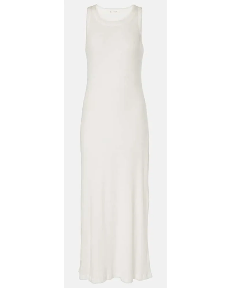 The Row Abito midi Yule in cotone Bianco
