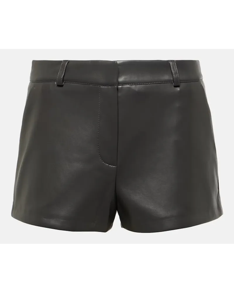 FRANKIE Shop Shorts Kate in similpelle Grigio