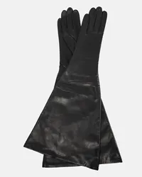 Alaïa Alaïa Guanti in pelle Nero