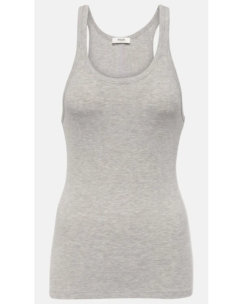 AGOLDE Tank top Zane Grigio
