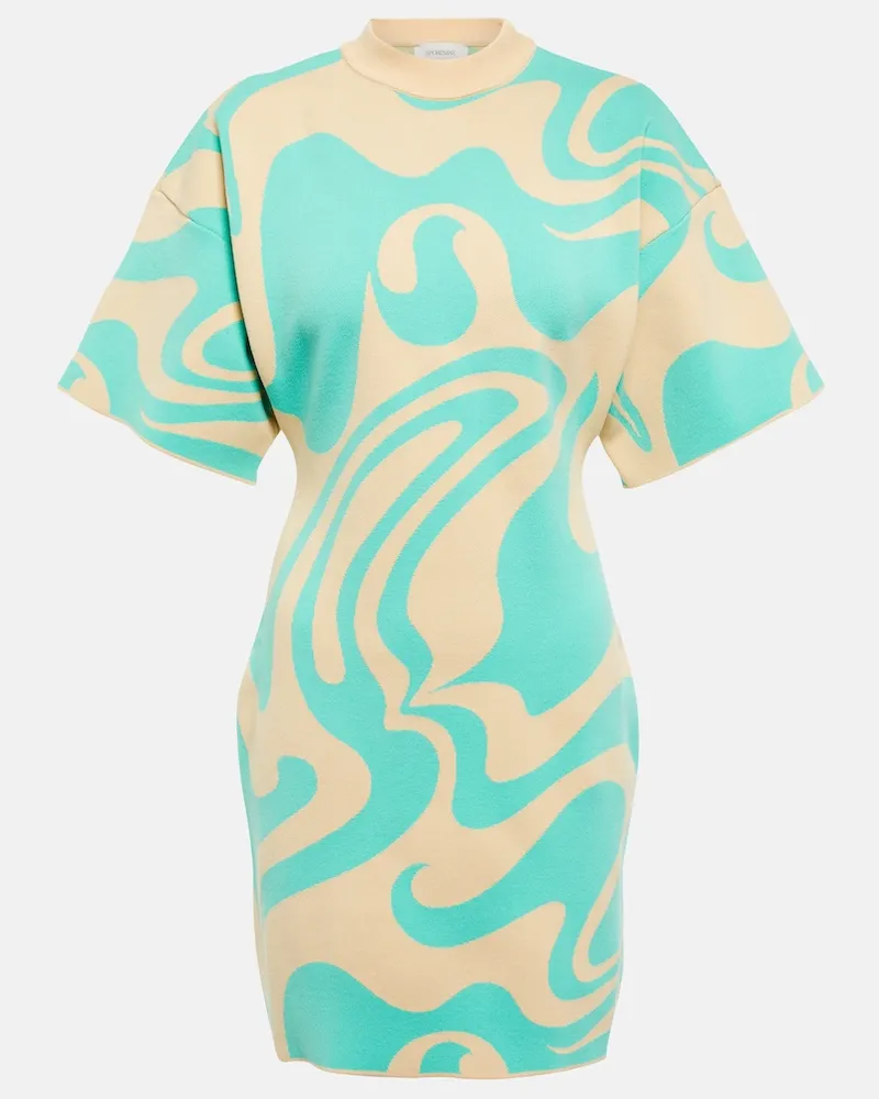 SPORTMAX Miniabito jacquard Ornati Multicolore