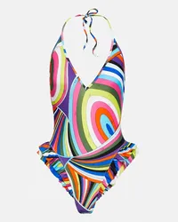 Emilio Pucci Costume intero Iride con stampa Multicolore