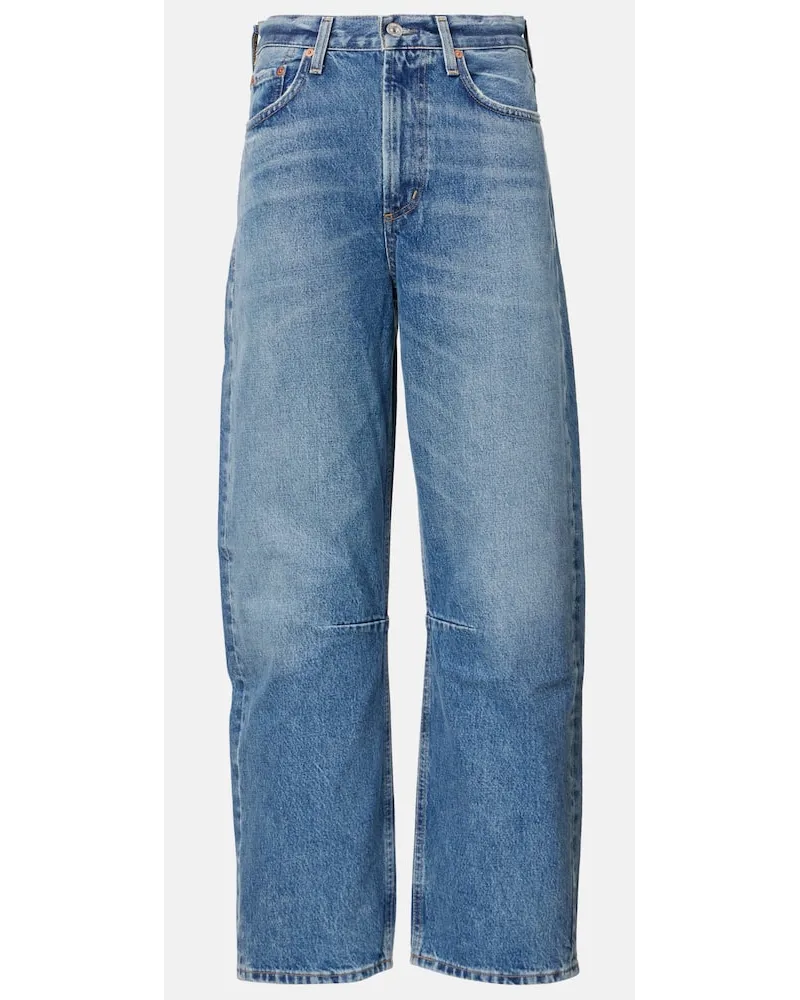 Citizens of humanity Jeans cropped a gamba larga Miro Blu
