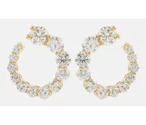 Orecchini Aria Earwrap in oro 18kt con diamanti