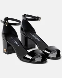 Dolce & Gabbana Sandali in vernice Nero