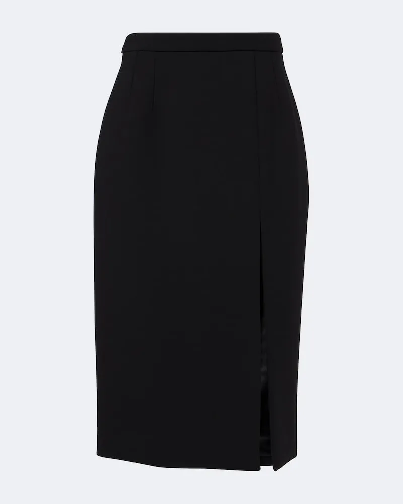 Dolce & Gabbana Gonna a tubino in misto lana Nero