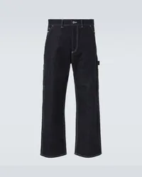 Junya Watanabe x Carhartt - Jeans a gamba larga Blu