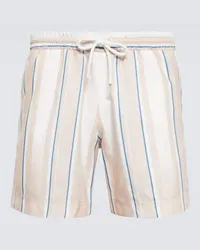 COMMAS Shorts a righe Beige