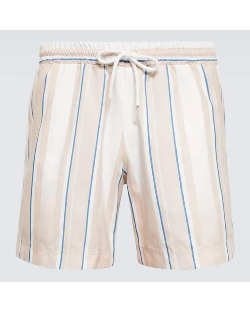 COMMAS Shorts a righe Beige