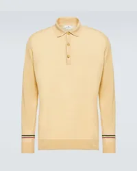 Etro Polo in lino e cotone Beige