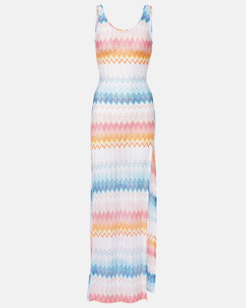 Missoni Copricostume a zig-zag con lamÃ Multicolore