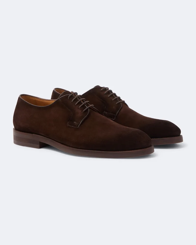 Magnanni Scarpe Oxford Carbonne in suede Marrone