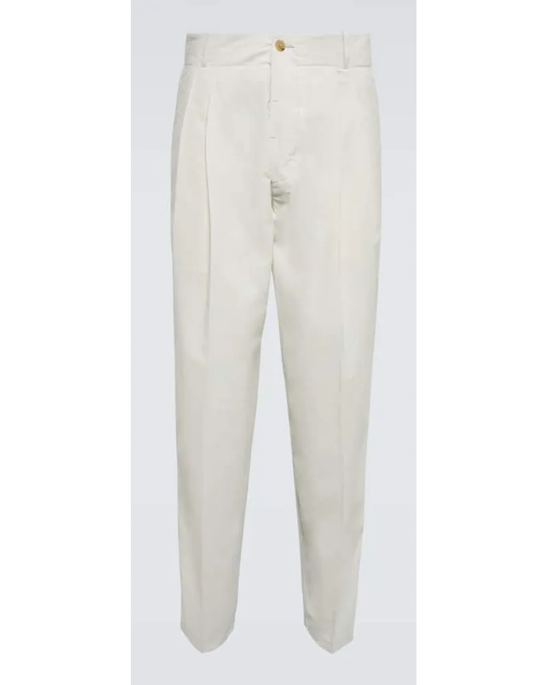 TOD'S Pantaloni regular in misto cotone Neutro