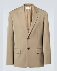 The Row Blazer monopetto Eligio in lana Beige