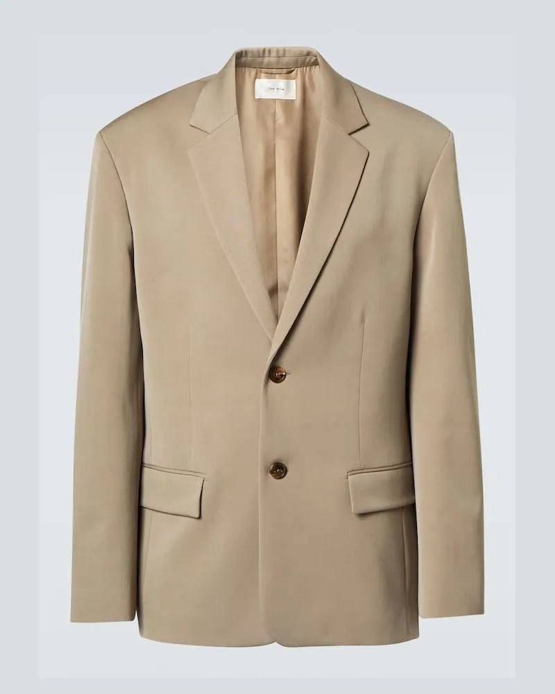 The Row Blazer monopetto Eligio in lana Beige