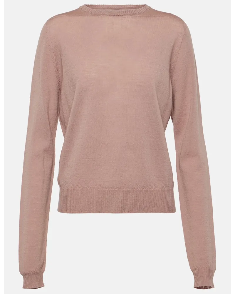 Rick Owens Pullover Maglia in lana Rosa