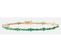 Bracciale Rivulet in oro 18kt con smeraldi