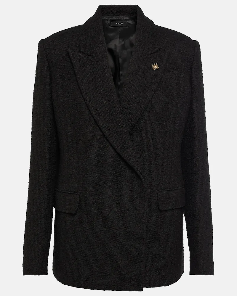 Amiri Blazer doppiopetto Nero