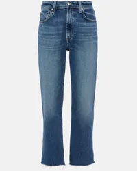 Citizens of humanity Jeans regular Daphne a vita alta cropped Blu