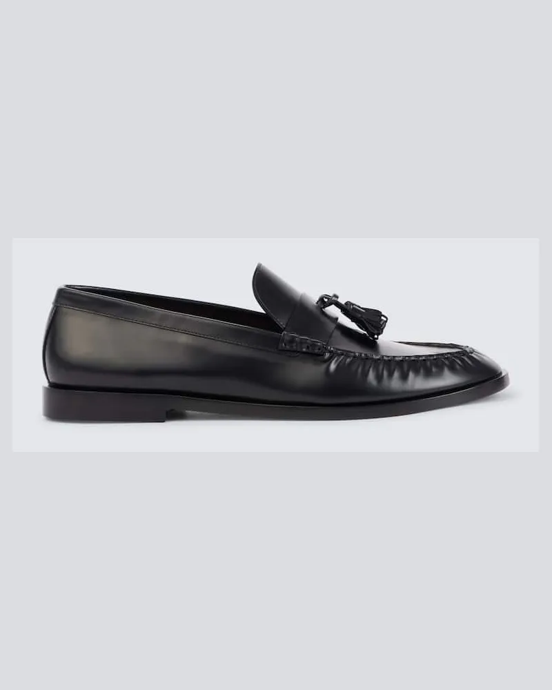 The Row Mocassini in pelle Nero