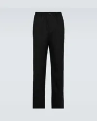 Marni Pantaloni regular in lana vergine Nero