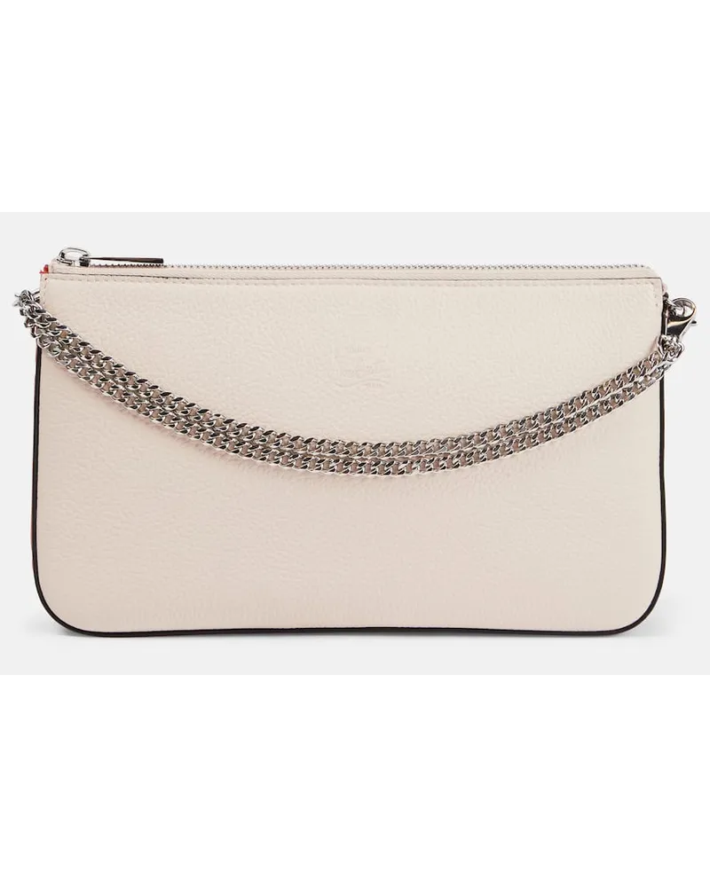 Christian Louboutin Borsa a tracolla Loubila Hybrid in pelle Marrone