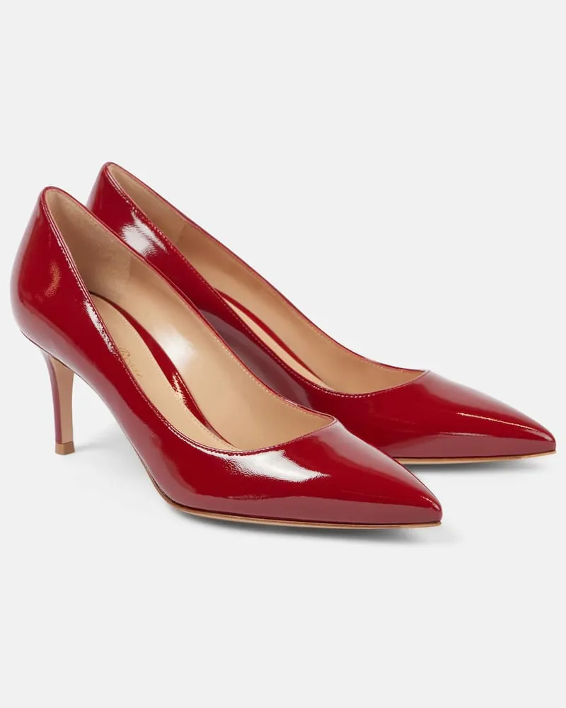 Gianvito Rossi Pumps Gianvito 70 in vernice Rosso