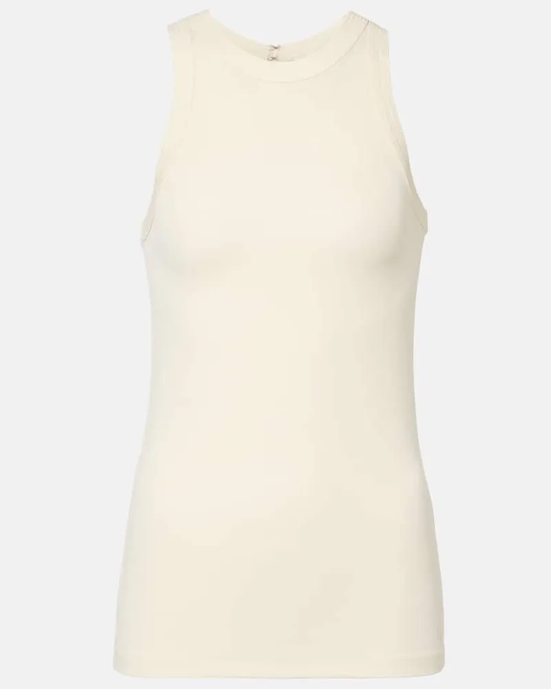 Totême Tank top in jersey Bianco