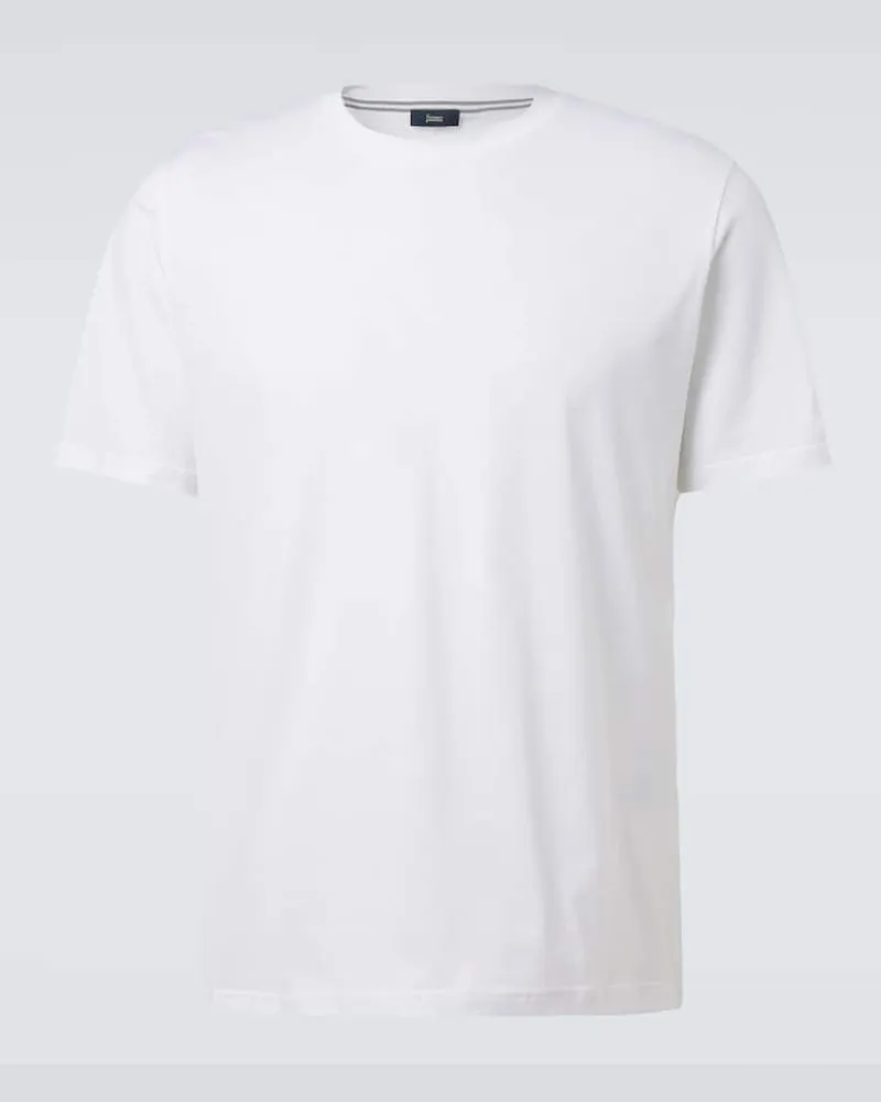 Herno T-shirt in jersey di cotone Bianco