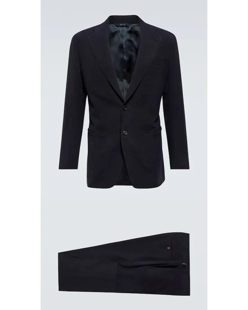 Thom Sweeney Abito in lino Blu