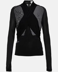 Isabel Marant Top Resly in mesh Nero