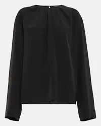 Joseph Blusa Braidwood in crêpe di seta Nero