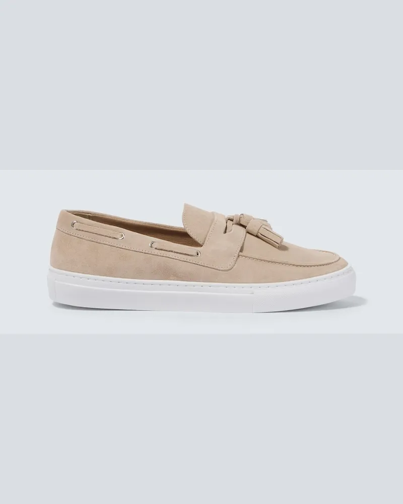 Frescobol Carioca Mocassini Monta in suede Beige