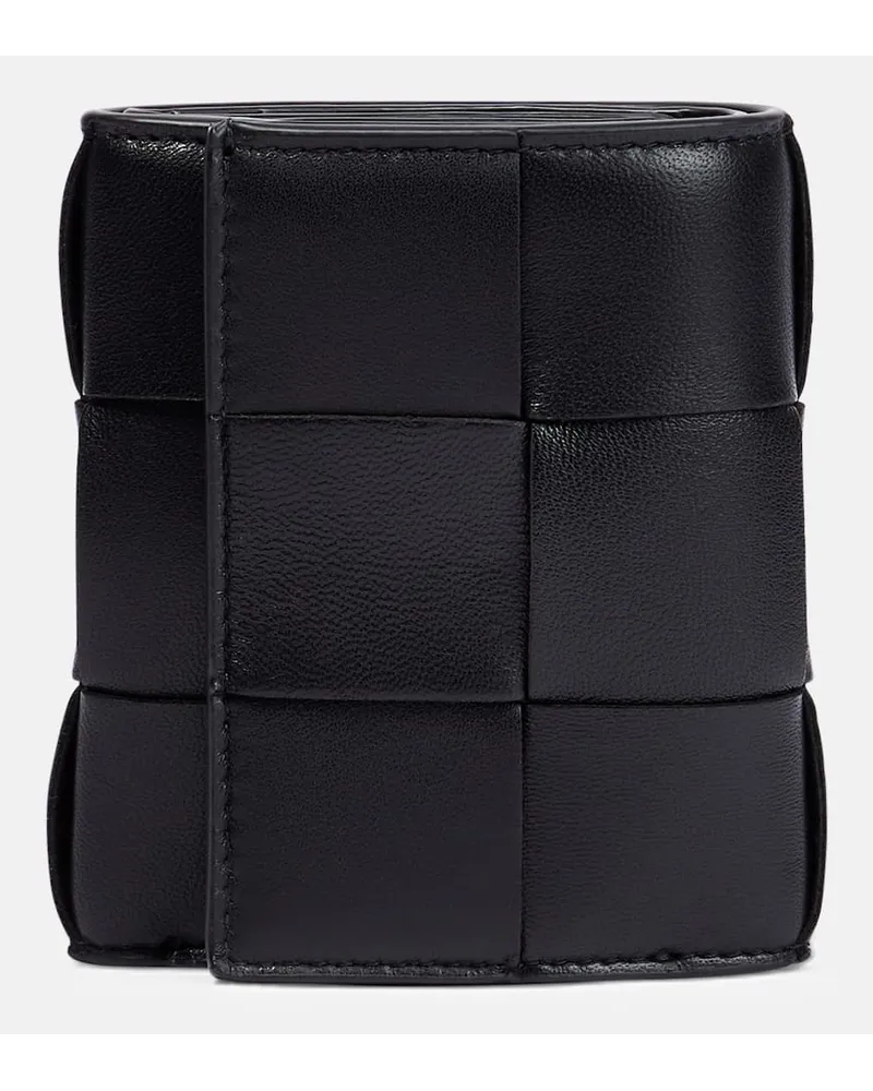 Bottega Veneta Portafoglio Bi-Fold in pelle Nero