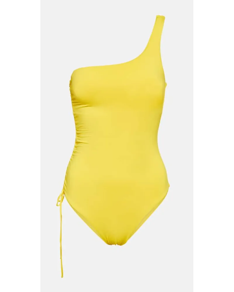 Melissa Odabash Costume intero monospalla Bodrum Giallo