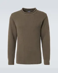 C.P. Company Pullover in misto lana Marrone