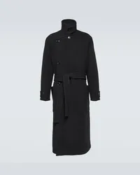 Christophe Lemaire Cappotto in lana Nero