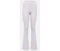 Courrèges Pantaloni flared Reedition a coste