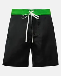 Miu Miu Shorts in raso Nero