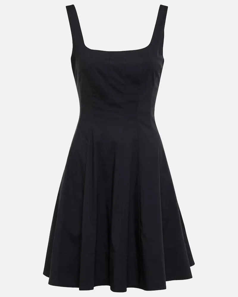 STAUD Miniabito Wells in cotone Nero